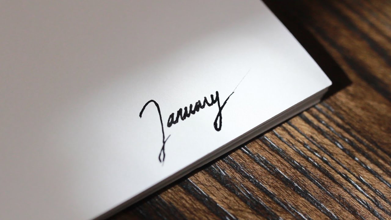 Calendar Project: January