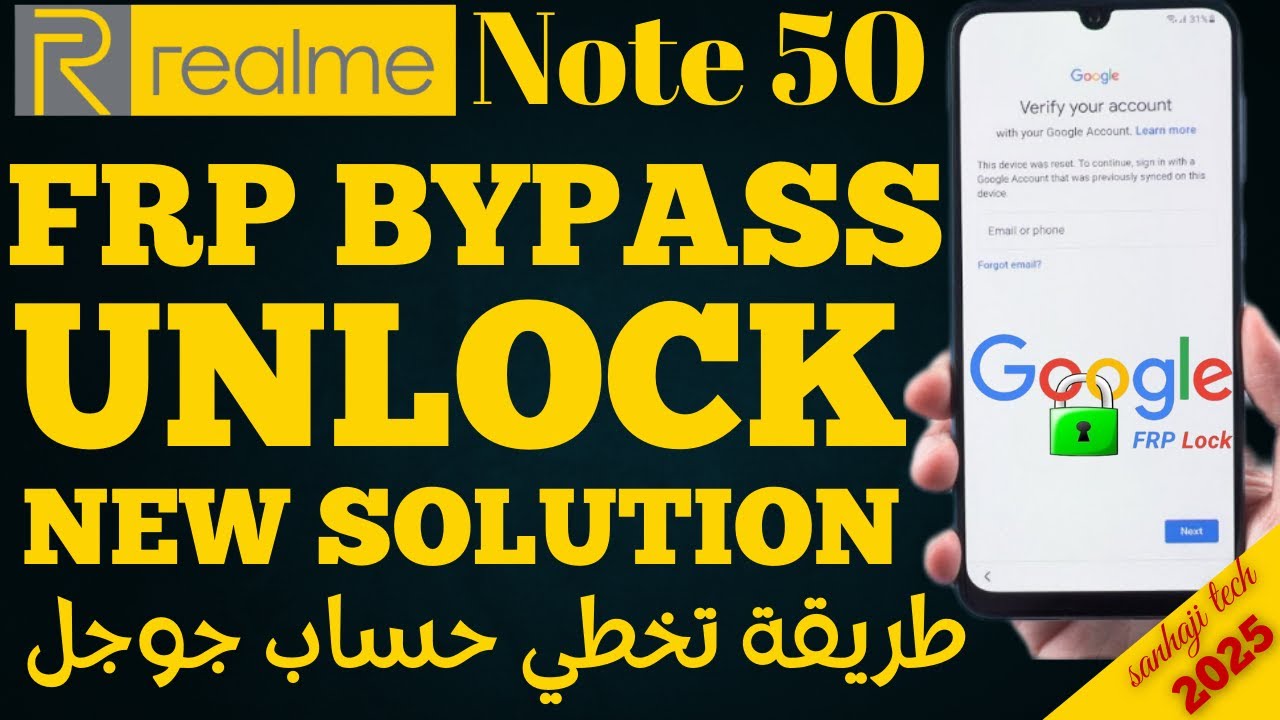 Realme Note 50 How to Bypass Google Account FRP Lock Without a Computer 2025 &ndash; Step by Step Guide