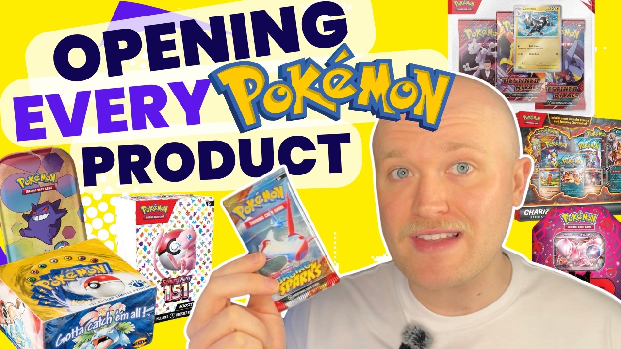 Every Pokémon Product Explained + Opening Them ALL (Beginner Guide)