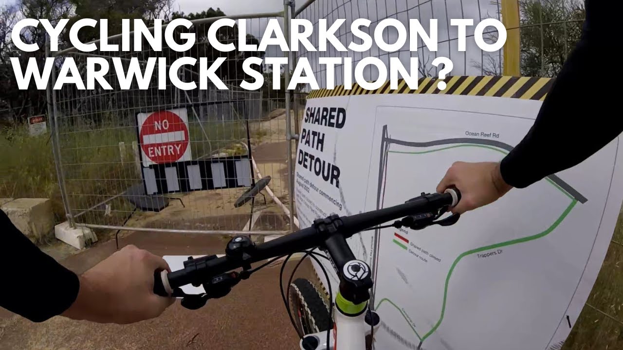 Perth Cycling Clarkson to Warwick Station, Cyclepath Under Construction?
