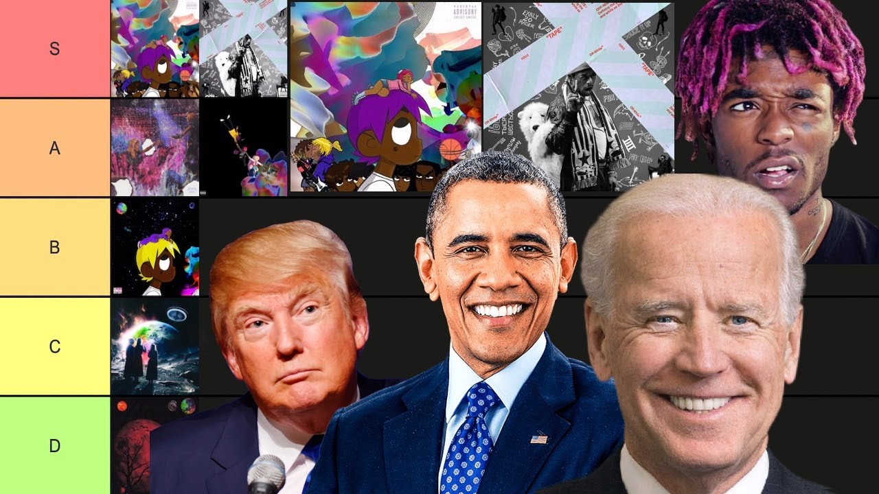 Trump, Biden, and Obama make a Lil Uzi Vert album Tier List
