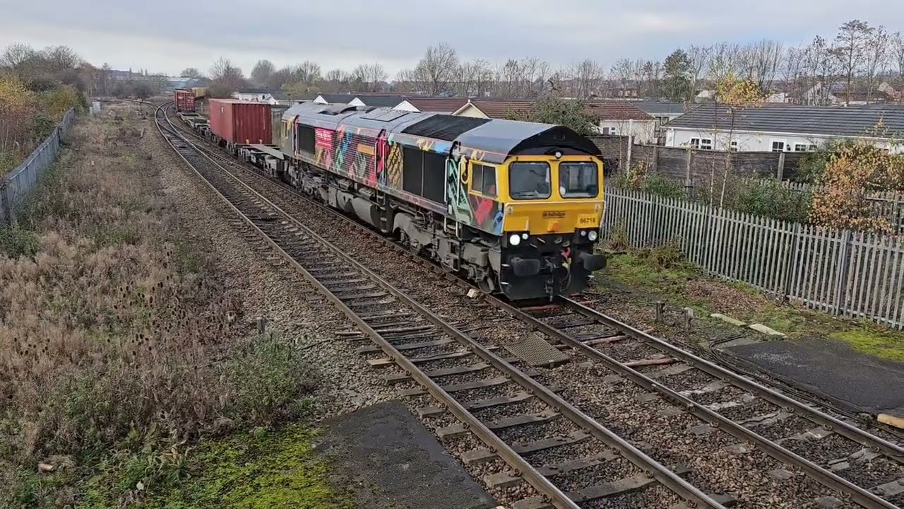 Trains on a freezing cold Mexborough Station 1/12/23 with a small bonus from Kirk Sandall Station.