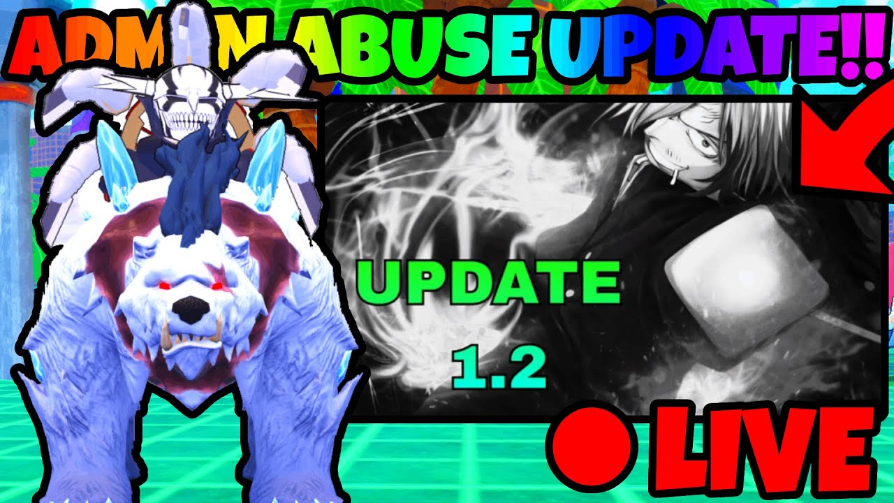 🔴LIVE *UPDATE 1.2* IS HERE | Grinding + Carries!! | Anime Ghosts
