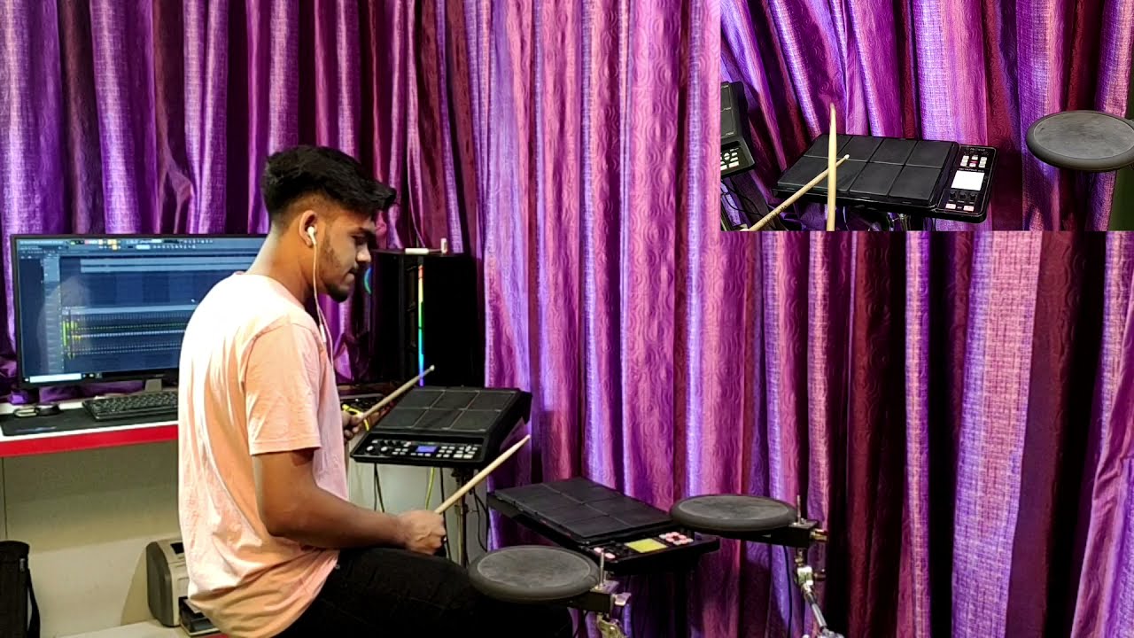 Raat Baki Baat Baki | Live Mix In Roland Octapad spd30 & Roland spdsx Use Earphone🎧🎧
