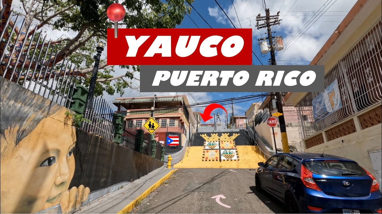 🚥🚙Driving around Yauco Puerto Rico 4K🇵🇷