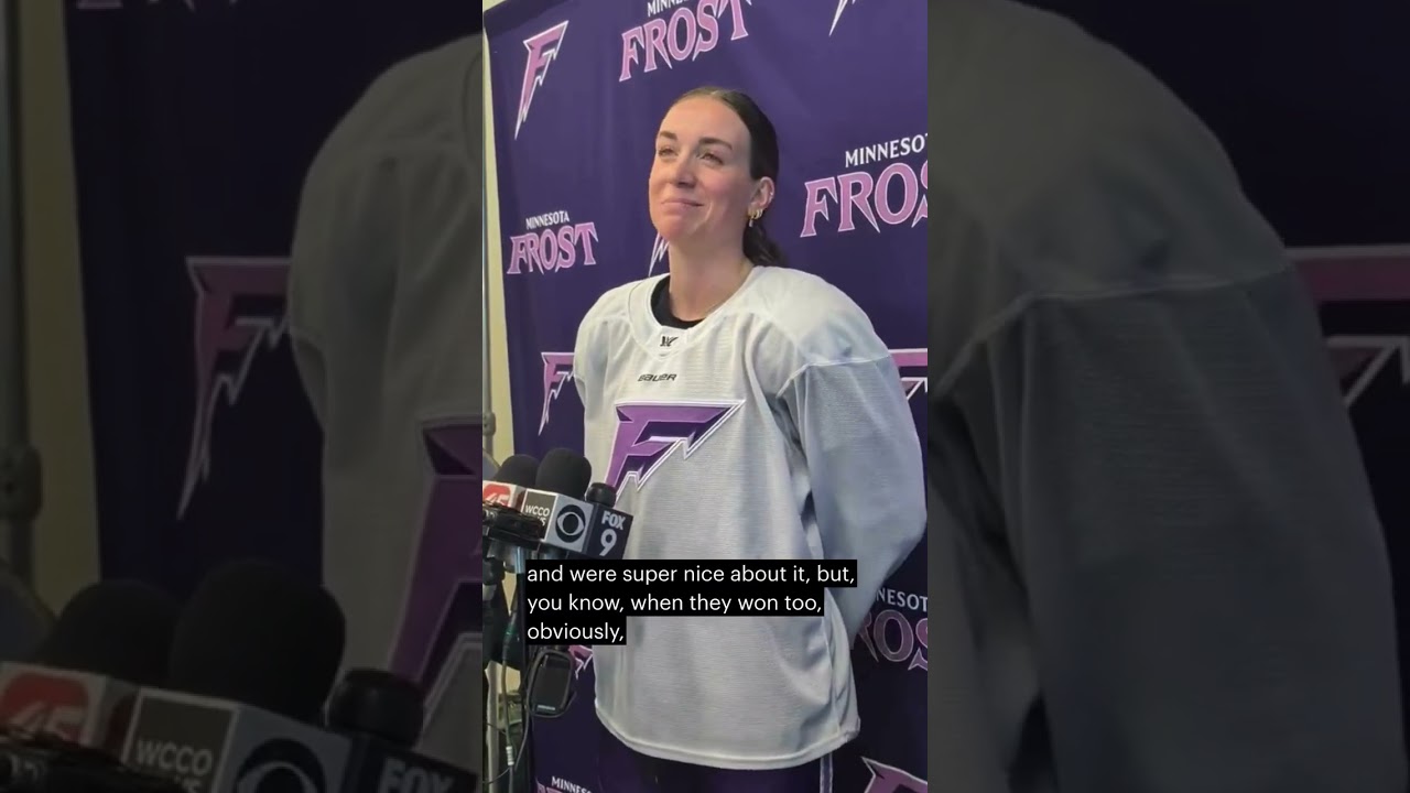 Gold medalist Taylor Heise reacts to Trump's call with U.S. men's hockey team