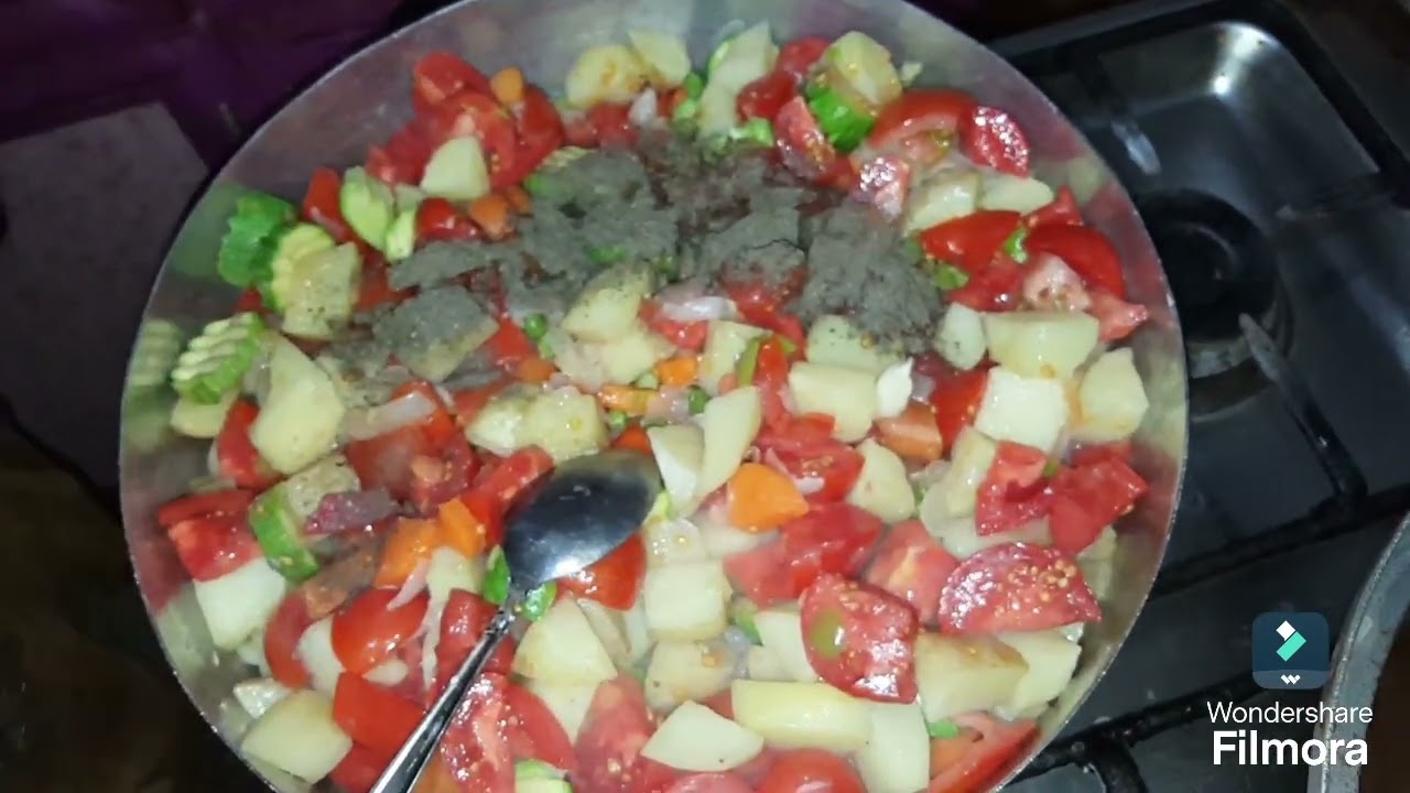 احلا صنية تورلى مشكل فى الفرن 🥕🥔🫑🌶