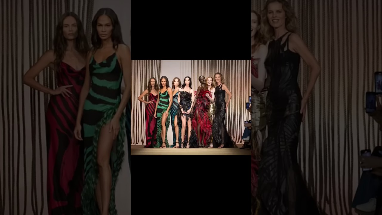 Roberto Cavalli angels OMG Mariacarla Boscono,Isabeli Fontana, Natasha Poly Karen Elson, Alek Wek