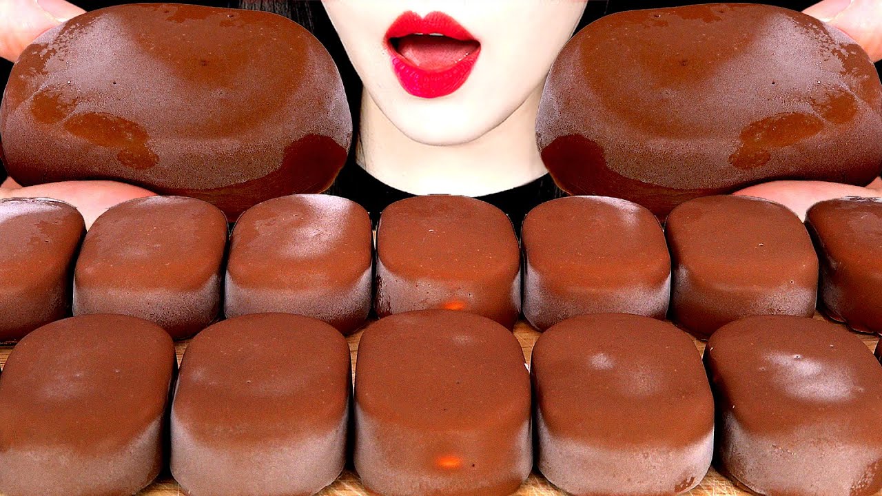 ASMR TICO CHOCOLATE ICE CREAM 티코 초콜릿 아이스크림 먹방 MUKBANG EATING SOUNDS 咀嚼音 チョコレートアイスクリーム | ZOEY ASMR