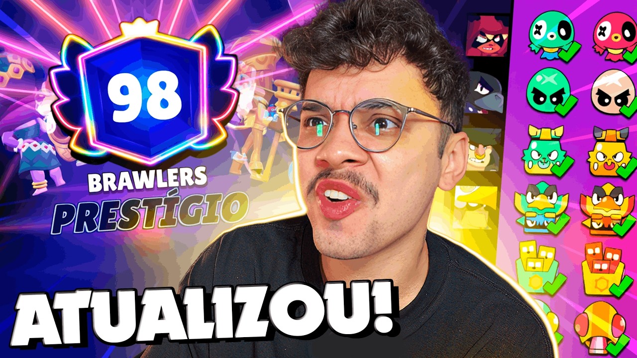 ZEREI OS PRESTIGIOS e a NOVA MAQUINA DE BUFFIES na MELHOR ATUALIZAÇÃO do BRAWL STARS 😍