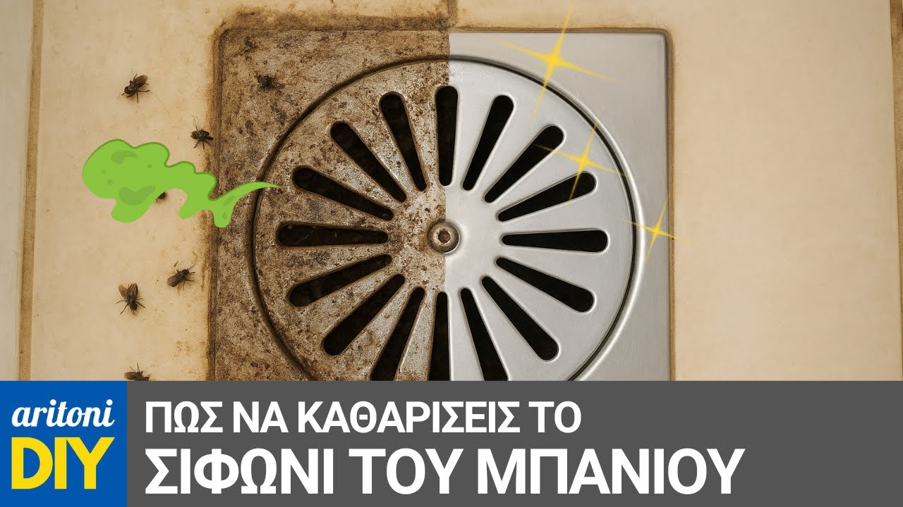 Τι βρήκα μέσα στο σιφόνι του μπάνιου! Καθαρισμός – Τέλος οι μυρωδιές και τα μυγάκια