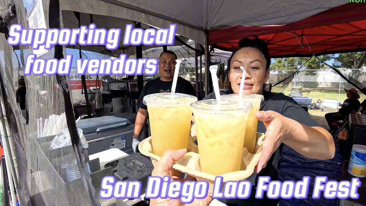 Visiting the 2025 Lao food festival in San Diego, California, USA