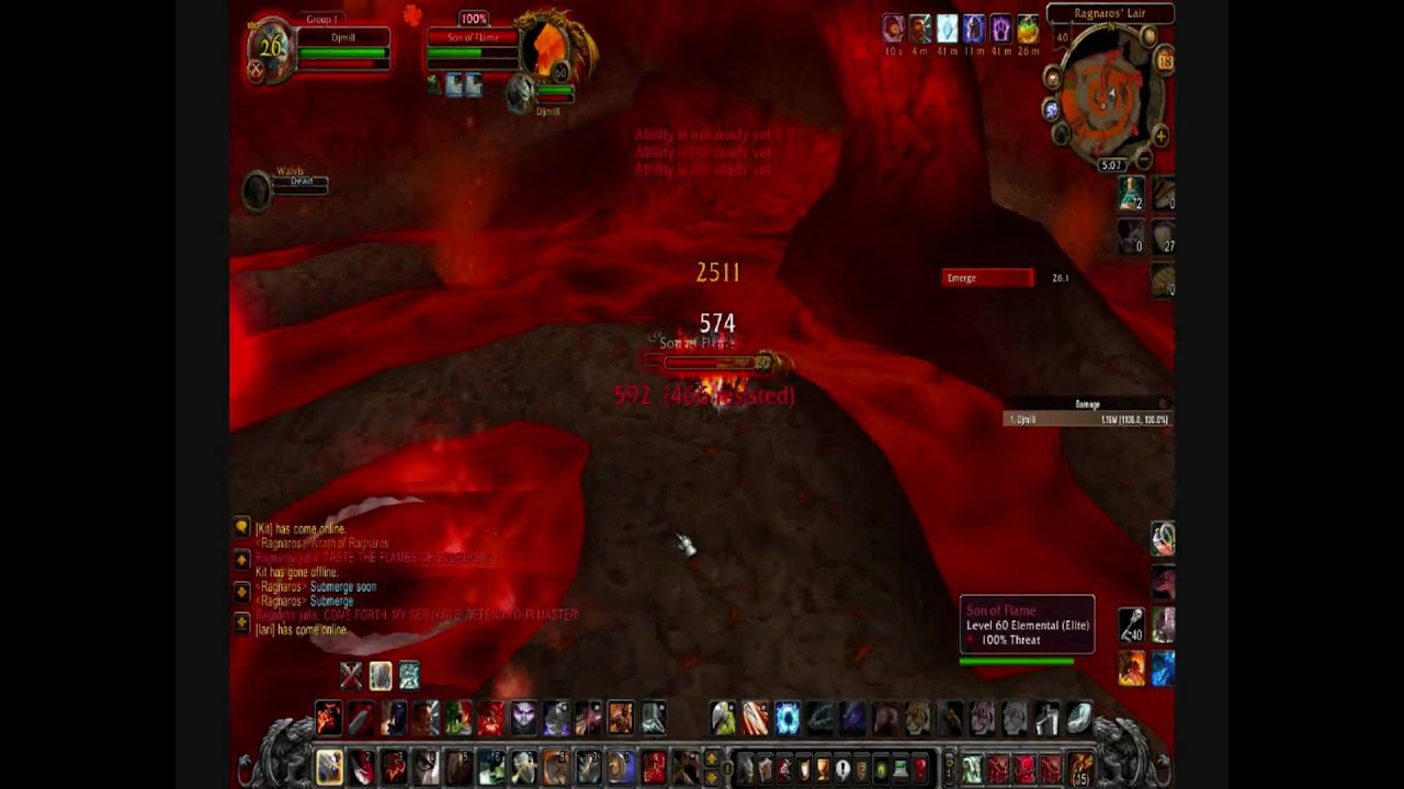 Warrior solo Ragnaros HD