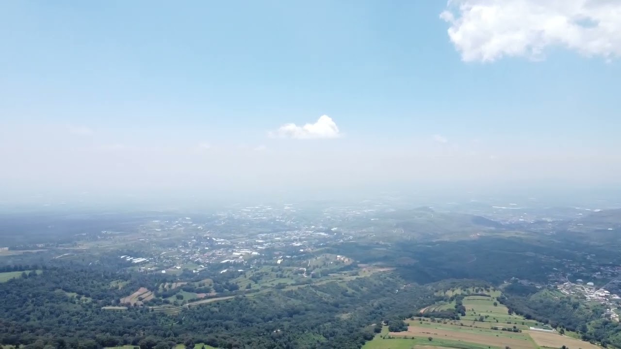 Panor&aacute;mica del Valle de Texcoco desde Santa catarina del monte