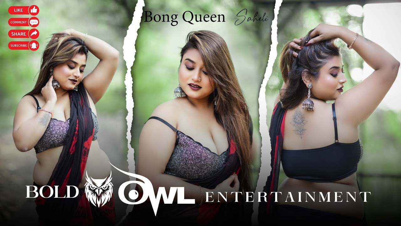 Bong Queen Saheli | Bold & Beautiful Red floral Saree | Saree Lover | Saree Fashion | Bengali Saree