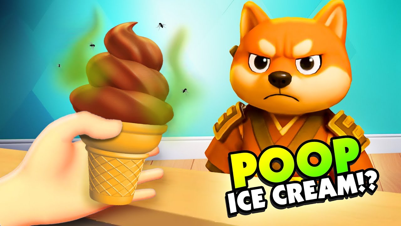 Serving POOP ICECREAM To The New SAMURAI Dog - Cooking Clash VR