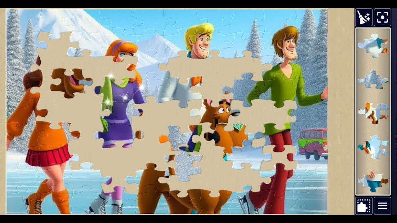Scooby-Doo on Ice! 🐕💨❄️🧤🐾❄️ Mystery on the Rink❄️❄️❄️//🧩🧩 jigsawpuzzle//🧩🧩 jigsawpuzzlejourney//🧩🧩
