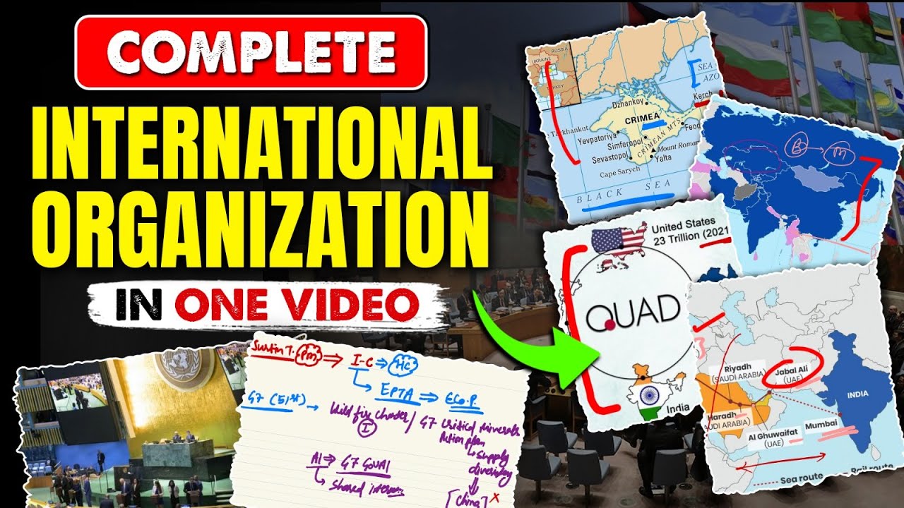 Complete International Organization | UPSC Prelims 2026 के लिए Most Important video 😱🔥