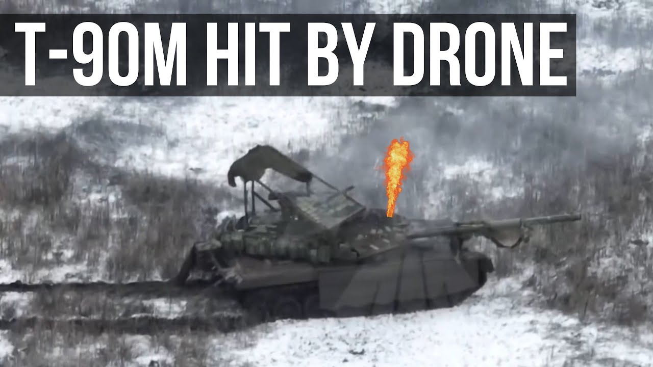 Niewiarygodne: Dron FPV niszczy czołg T-90M