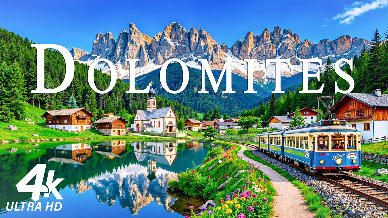 Dolomites 4K | Italy&rsquo;s Most Spectacular Mountains &ndash; Golden Peaks, Alpine Valleys & Endless Views