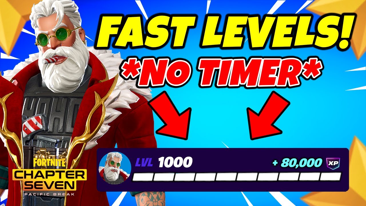 The BEST *NO TIMER* Fortnite XP MAP to LEVEL UP FAST in Chapter 7