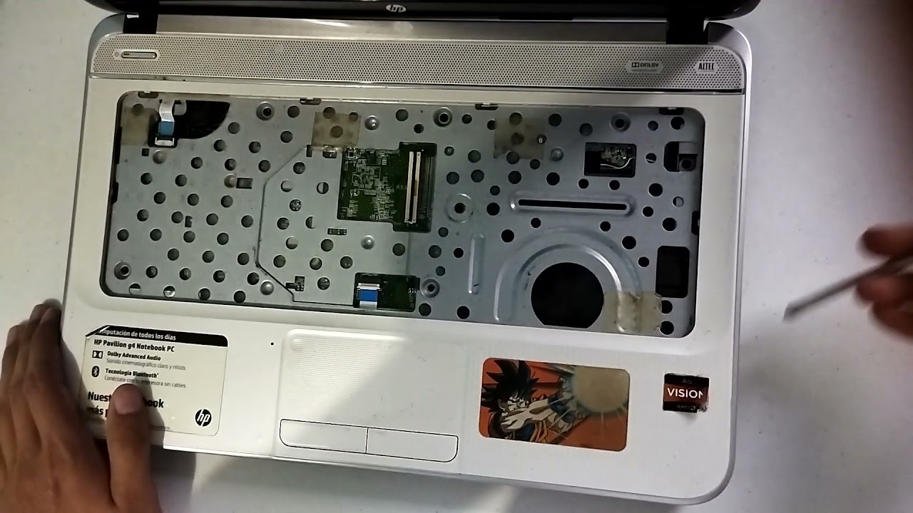 Como desarmar/abrir latptop HP Pavilion g4 Notebook PC + cambio de procesador