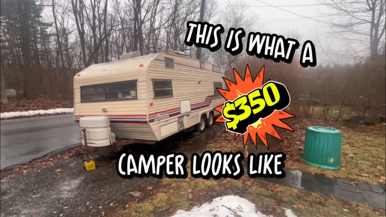 I Bought a $350 CAMPER from Fb Matketplace!!