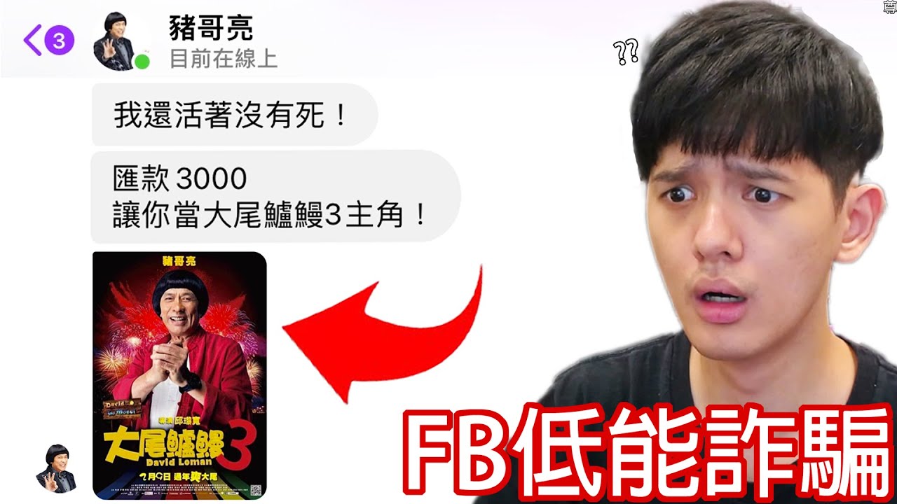 【尊】我親自踩坑了能秒賺百萬的「FB低能詐騙」! ? 搞詐騙已經很蠢了,連豬哥亮還活著都不知道嗎 ! !【第2頻道】
