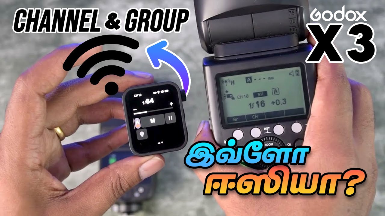 Godox X3 Trigger with EASY Channel and Group Settings
