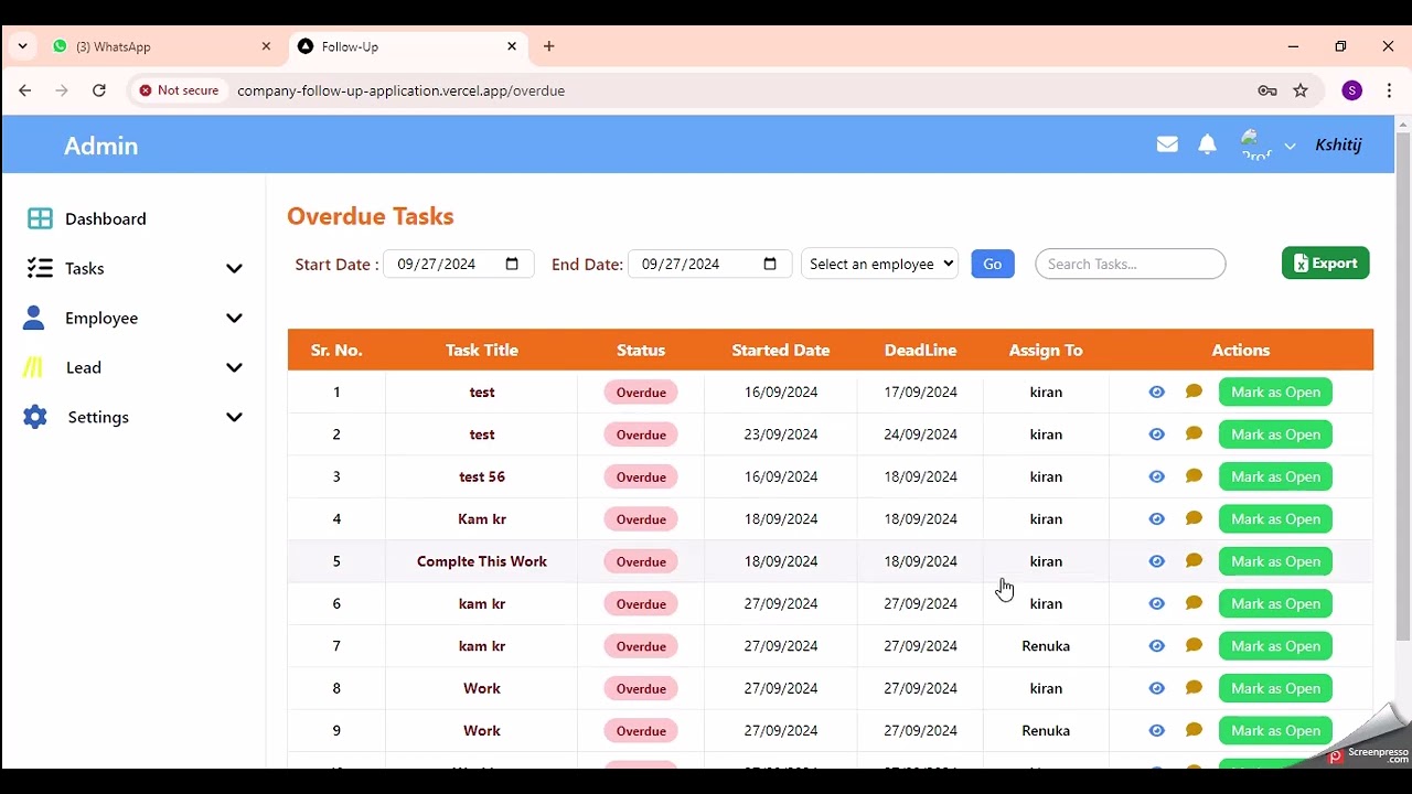 How to Use Follow-Up App | Task Management Made Easy | Web + Mobile Version. grow your business