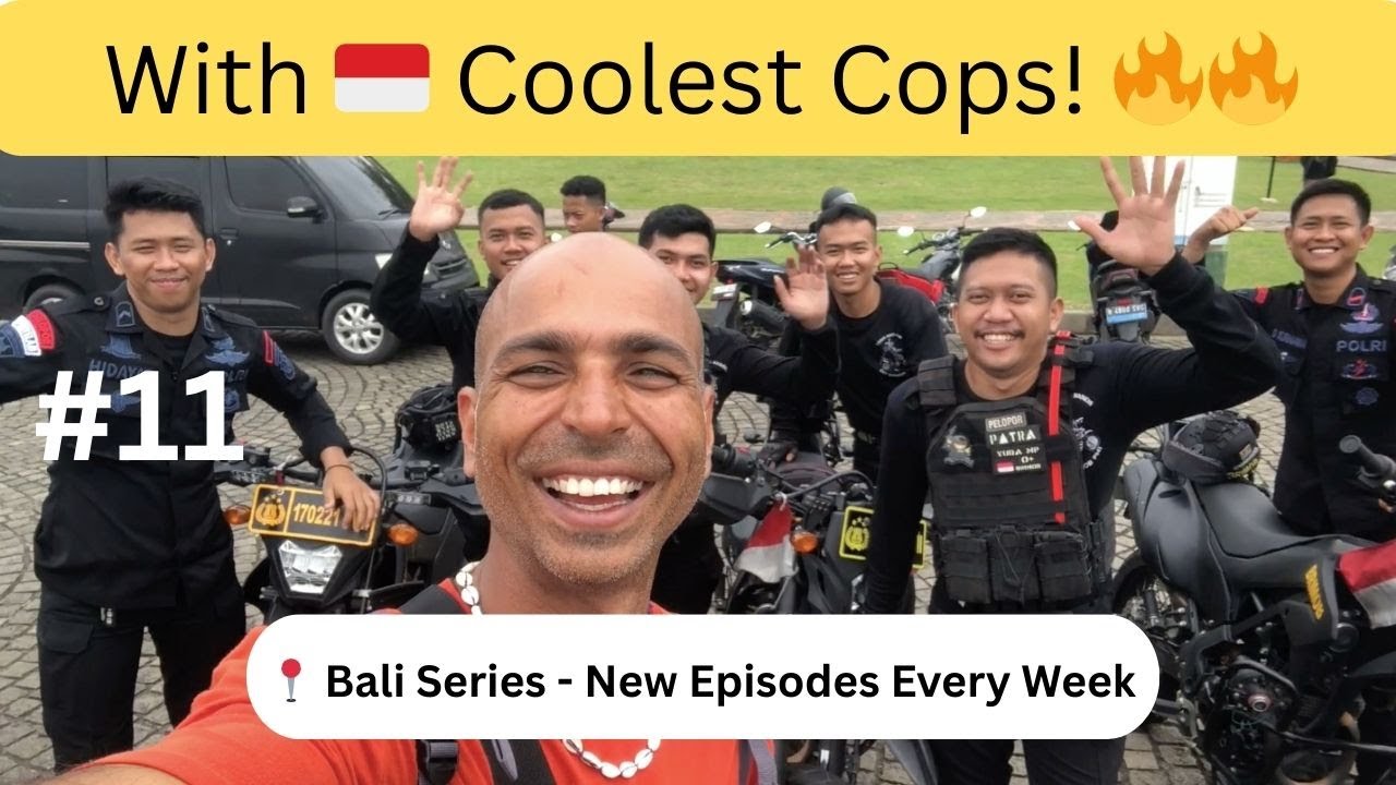 Indonesia Series - Episode 11 - Exploring Central Jakarta + Meeting Indonesia’s Coolest Cops! 🇮🇩🔥