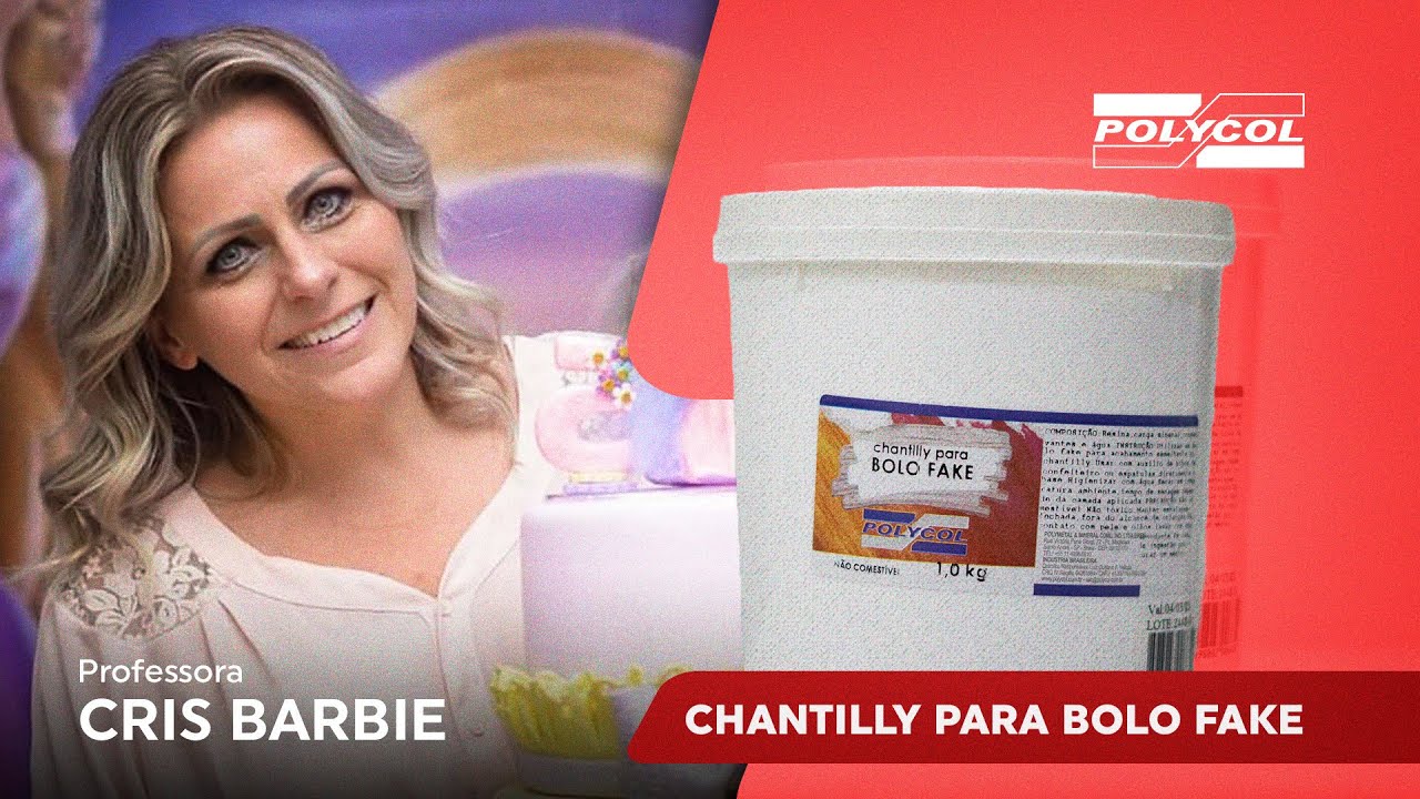 APRENDA A USAR CHANTILLY PARA BOLO FAKE | Cris barbi