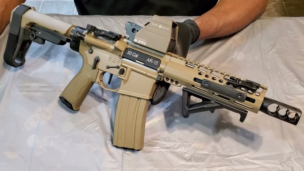 AR15 Pistol 50 Beowulf #beowulf #arpistol #ar15 #50cal #customar15 #viral #viralvideo #goviral