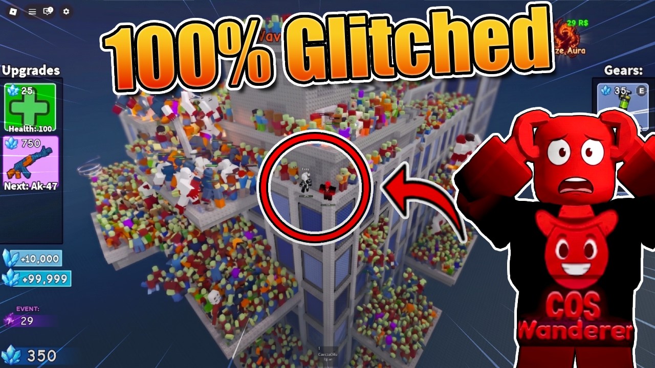 Breaking Survive Zombie Arena With Glitches!