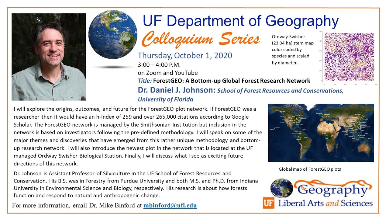 ForestGEO: A Bottom-up Global Forest Research Network - UF Geography Colloquium