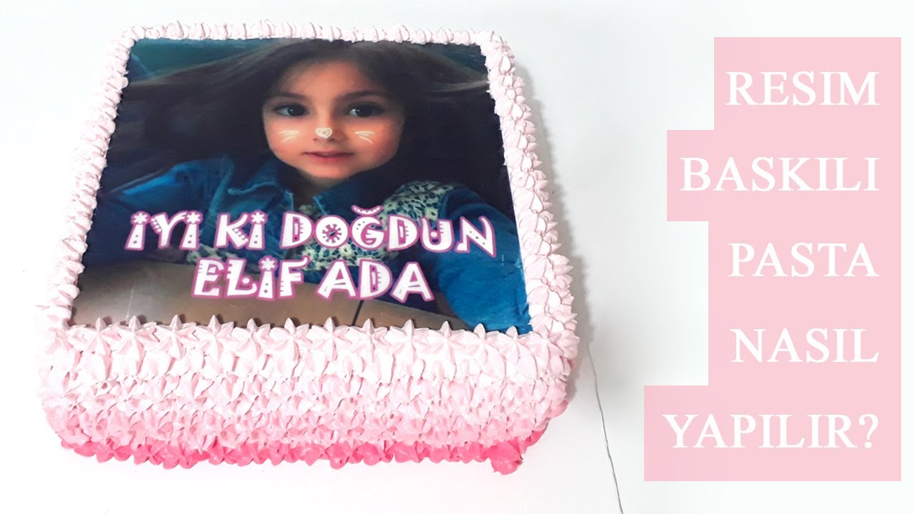 RESİM BASKILI YAŞ PASTA NASIL YAPILIR?