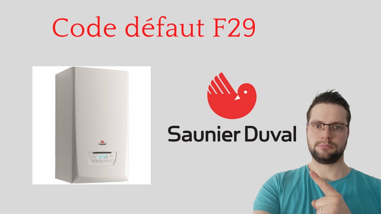 Comment faire un diagnostic pour le code défaut F29 sur chaudière à condensation Saunier Duval