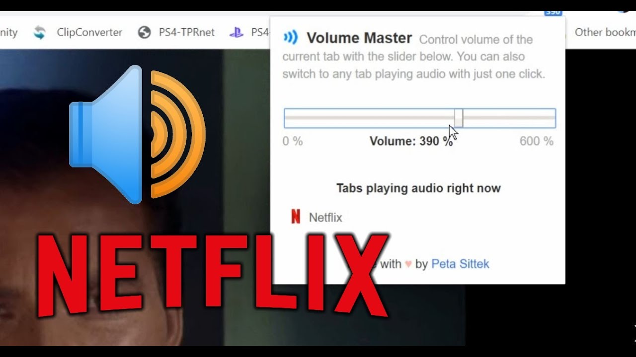 Как увеличить громкость Netflix