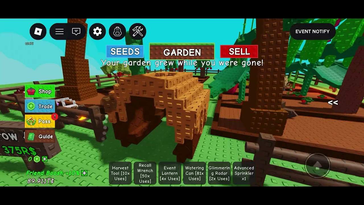Grow a garden Roblox 