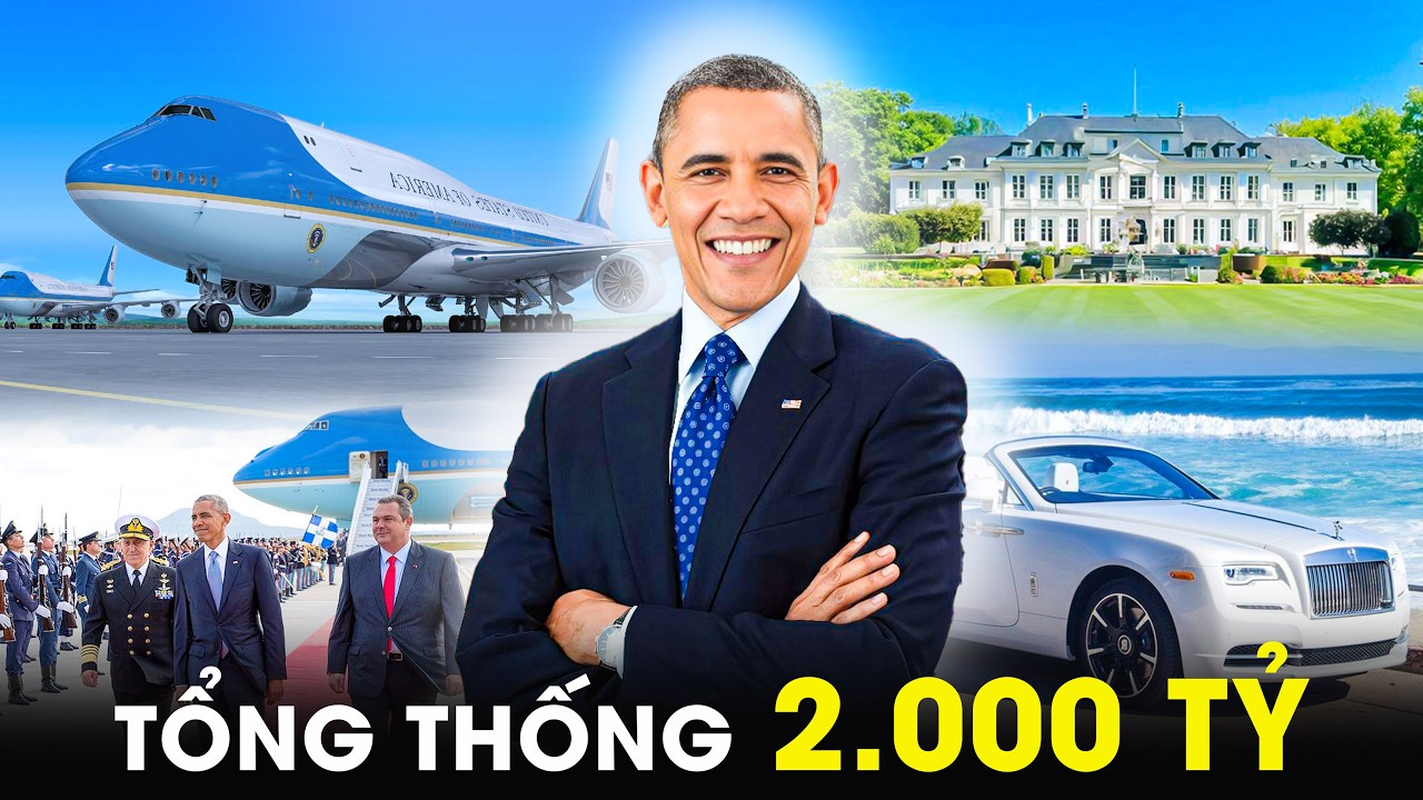 Từ Tổng Thống Tới Tỷ Phú: Choáng Khối Tài Sản Khủng Và Cuộc Sống Thượng Lưu Của Barack Obama