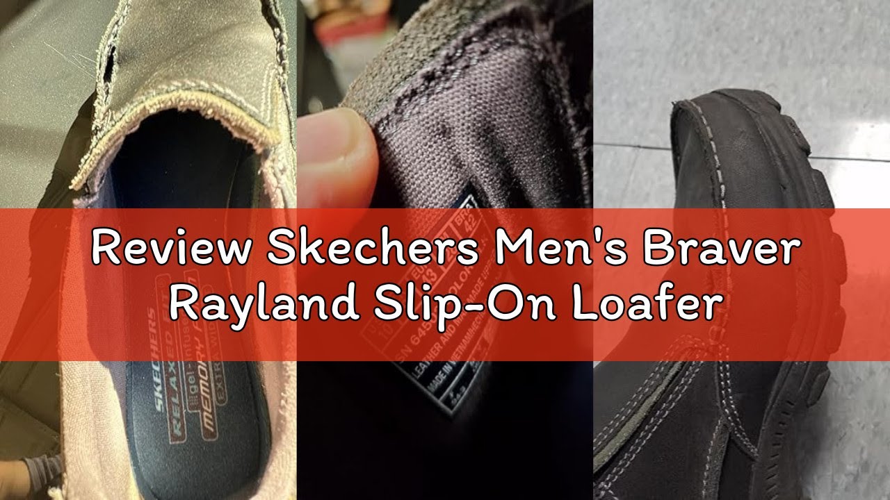 Review Skechers Men's Braver Rayland Slip-On Loafer