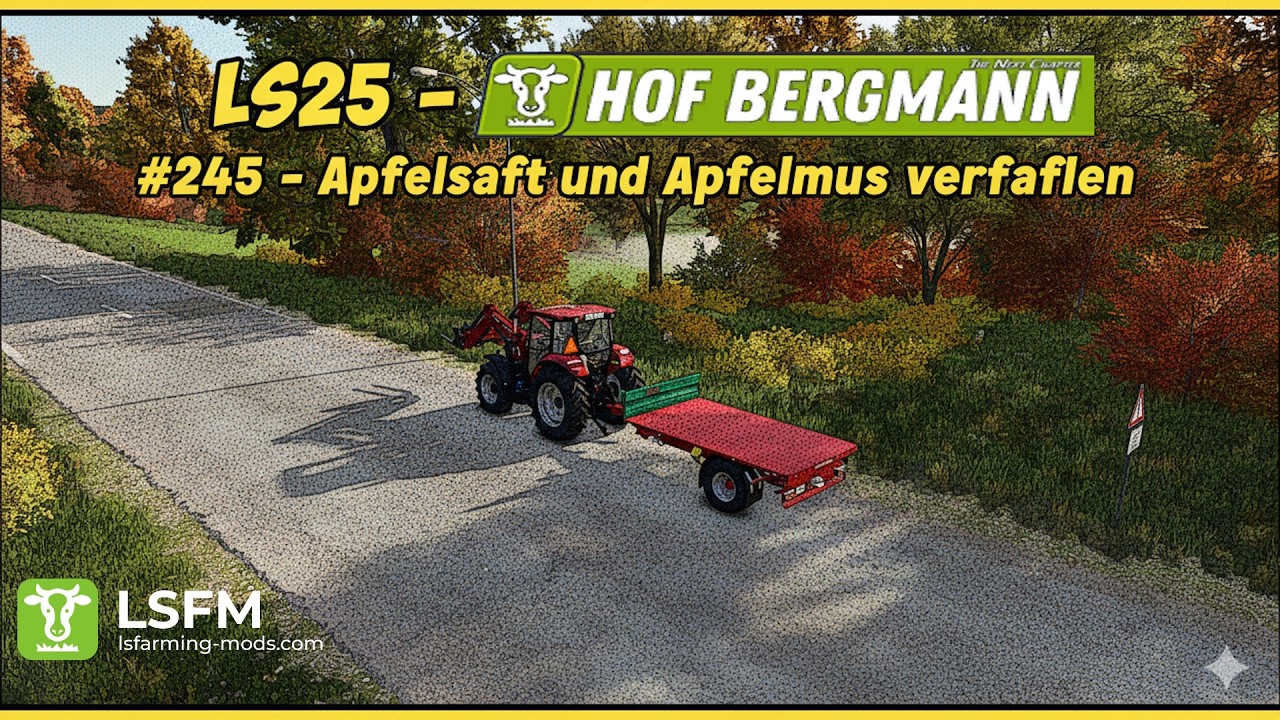 LS25 – Hof Bergmann #245 - Apfelsaft und Apfelmus verkaufen -