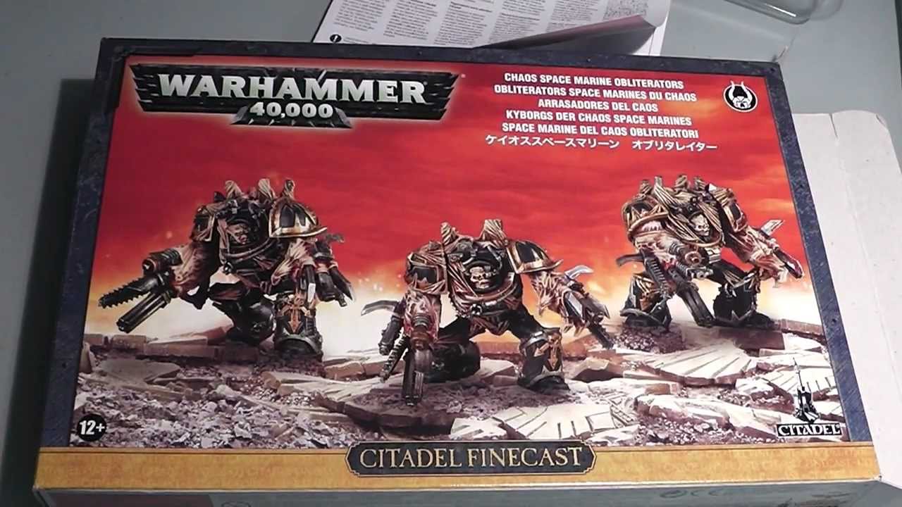 Unboxing Chaos Space Marine Kyborgs