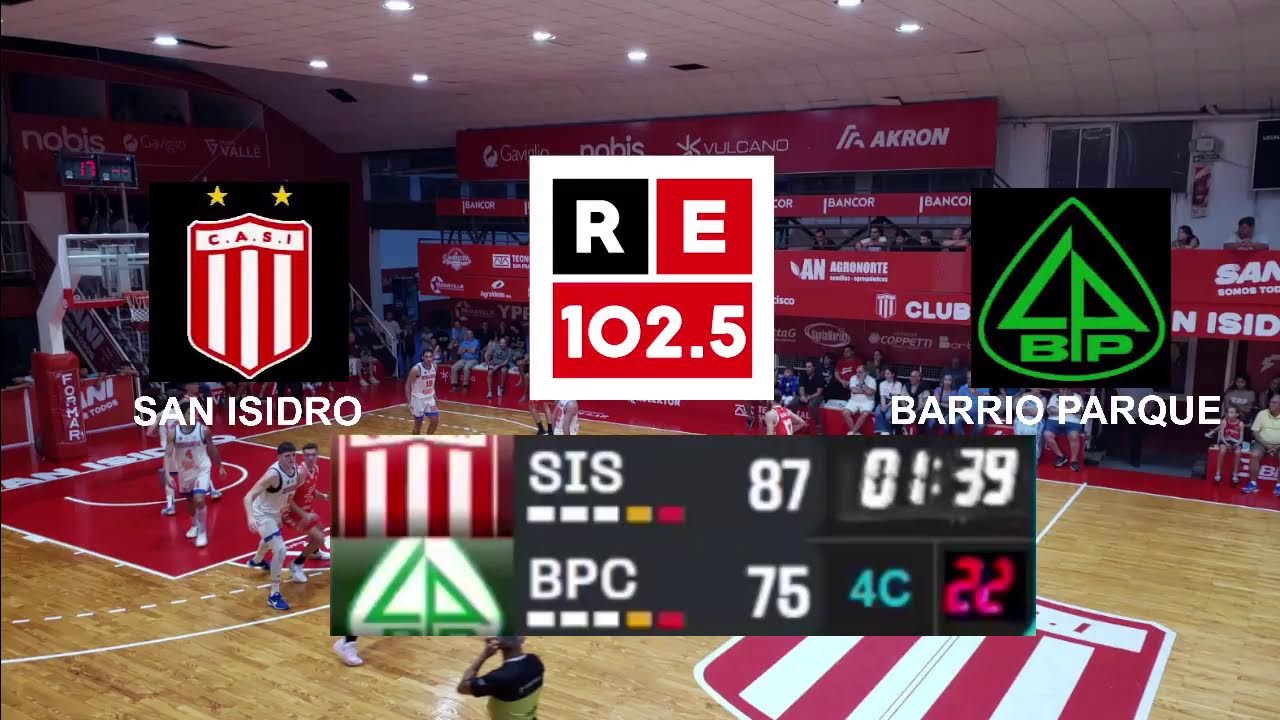 Liga Argentina de Básquetbol - Fase Regular - San Isidro vs Barrio Parque (Córdoba)