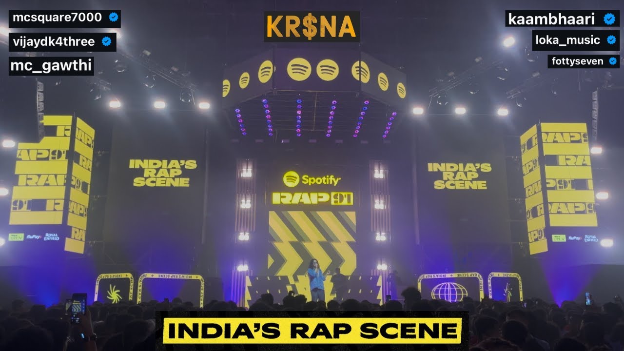 SPOTIFY RAP 91 LIVE | 2024 | MUMBAI | @KRSNAOfficial