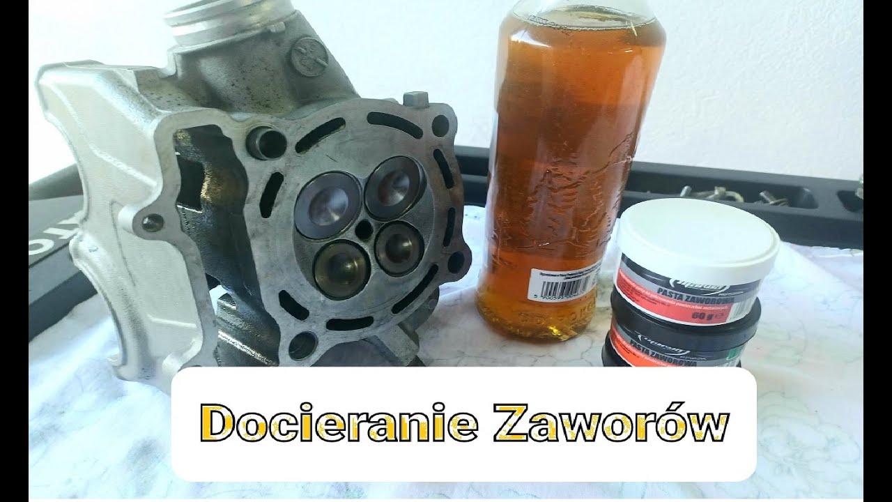 Docieranie Zawor&oacute;w Poradnik Cross Quad Skuter / Wymiana Uszczelniaczy