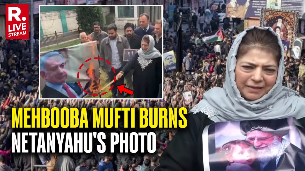 Iran War Day 5 LIVE: Srinagar Protests Erupt as Mehbooba Mufti Slams US-Israel Action | Kashmir