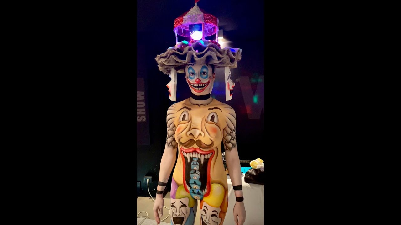 SHOW BODYPAINTING Annick Cayot 06/22 - DAILY VLOG KindMadness