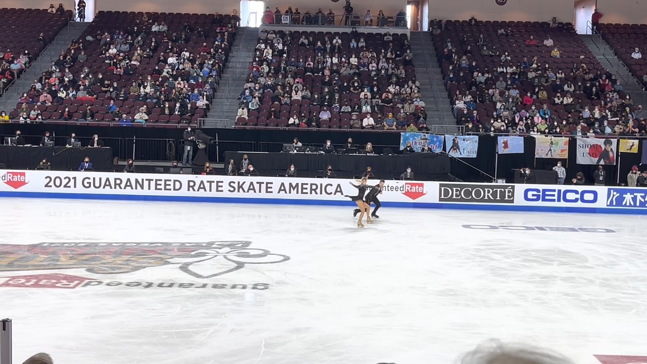 Hubbell/Donohue 2021 Skate America rhythm dance fancam