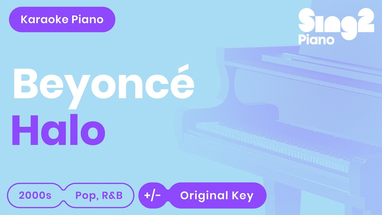 Beyoncé - Halo (Piano Karaoke)